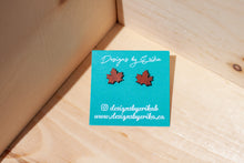 Load image into Gallery viewer, Maple Leaf Studs