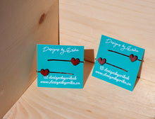 Load image into Gallery viewer, Set of 2 Heart Bobby Pins