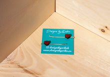 Load image into Gallery viewer, Set of 2 Heart Bobby Pins