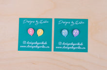 Load image into Gallery viewer, Birthday Balloon Studs