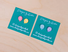 Load image into Gallery viewer, Birthday Balloon Studs