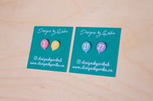Load image into Gallery viewer, Birthday Balloon Studs