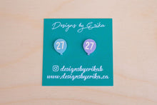 Load image into Gallery viewer, Birthday Balloon Studs