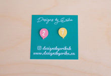 Load image into Gallery viewer, Birthday Balloon Studs
