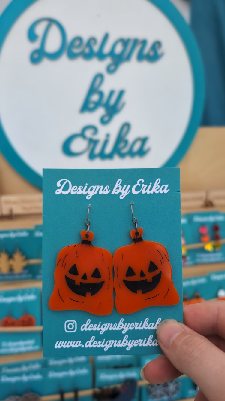 Pumpkin Bag Dangles