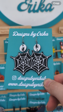 Load image into Gallery viewer, Spiderweb Dangles