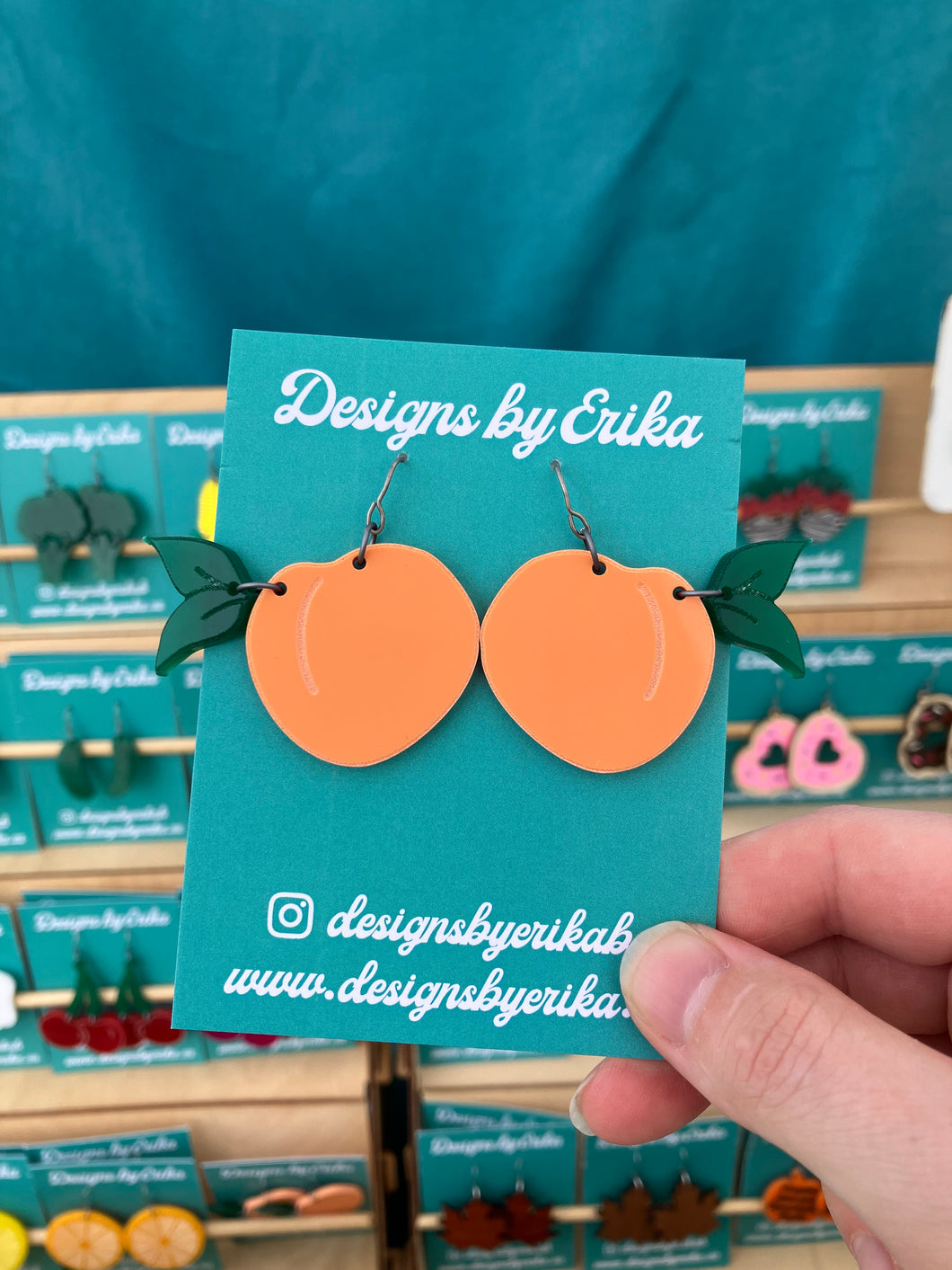Peach Dangles