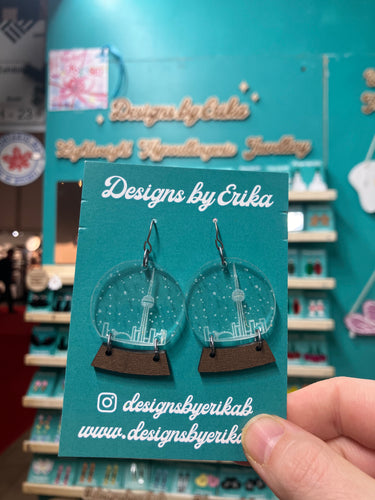 Toronto Snow Globe Dangles