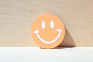 Pastel Smiley Face Coasters