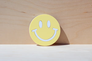 Pastel Smiley Face Coasters