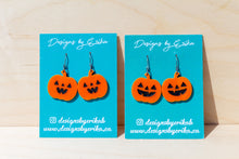 Load image into Gallery viewer, Pumpkin Earrings