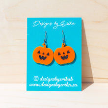 Load image into Gallery viewer, Pumpkin Earrings