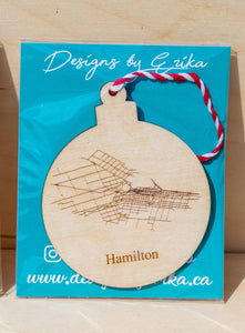 Hamilton Bauble Ornament