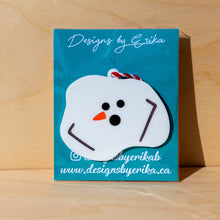 Load image into Gallery viewer, Melting Snowman Ornament