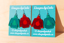 Load image into Gallery viewer, Ugly Christmas Sweater Earrings