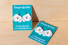 Load image into Gallery viewer, Melting Snowman Earrings