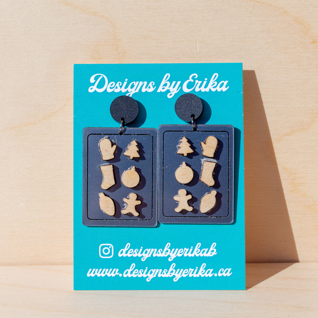 Christmas Cookie Sheet Earrings
