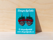 Load image into Gallery viewer, Chocolate Covered Strawberry Dangles