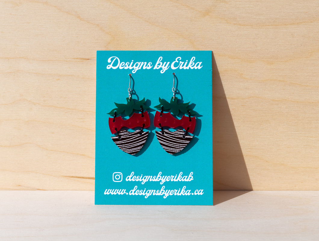Chocolate Covered Strawberry Dangles