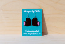 Load image into Gallery viewer, Heart Chocolate Dangles