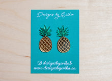 Load image into Gallery viewer, Shiny Pineapple Earrings