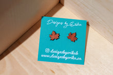 Load image into Gallery viewer, Maple Leaf Studs